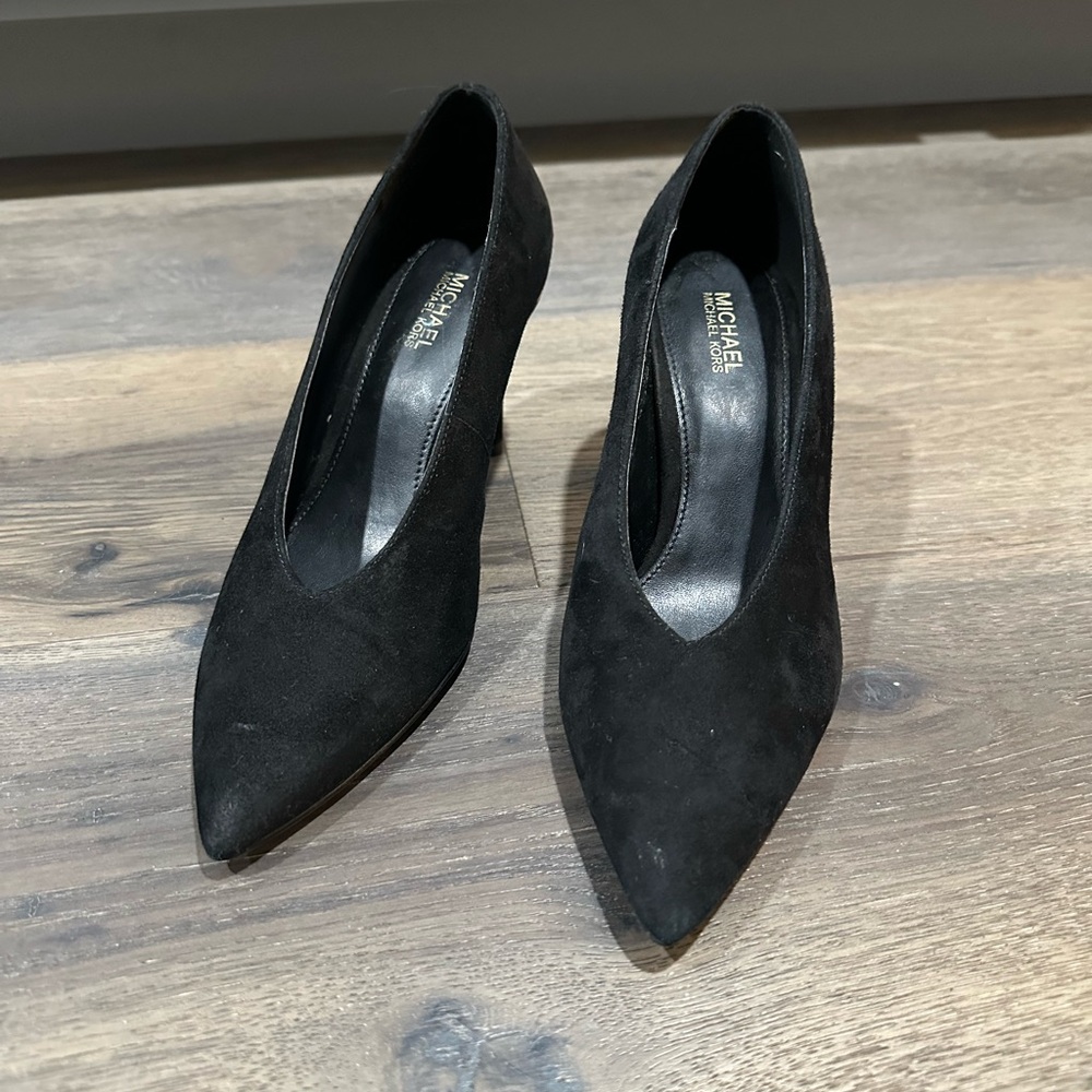 Michael Kors Black Heels Pointed Toe